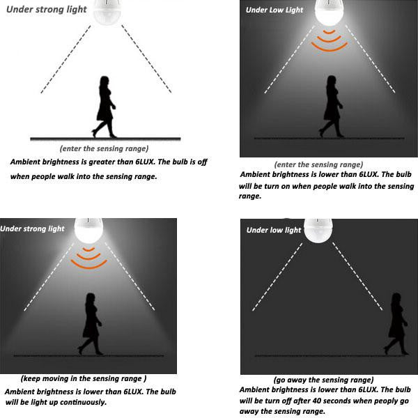 Motion Sensor Bulbs