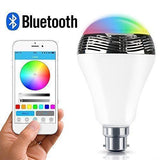 Smart LED Bluetooth Light Bulb Speaker B22 & E27 4.0+ EDR Music Timer Wireless