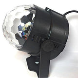 MSC LED Plug in Disco Ball lamp Rotating Multi-Coloured Light