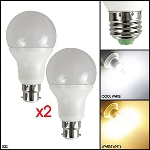 9W LED Light Bulbs B22 E27 - Automatic Dusk To Dawn Sensor MSC Security Lamp