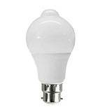 7W PIR Motion Sensor LED Light Bulb Infrared Energy Saving Auto B22 E27 Detector