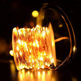 MSC 100 LED USB Powered 10M 8 Function Warm White Coloured String Fairy Light
