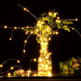 MSC 100 LED USB Powered 10M 8 Function Warm White Coloured String Fairy Light