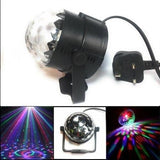 MSC LED Plug in Disco Ball lamp Rotating Multi-Coloured Light