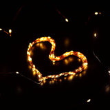 100 LED Fairy Lights Warm White String -  USB Copper Cable 10M MSC UK