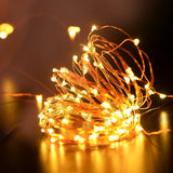 MSC 100 LED USB Powered 10M 8 Function Warm White Coloured String Fairy Light