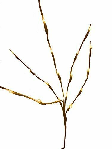 MSC - 20 LED * 70cm Led Twig Light - Battery Powered Warm White Decoration Twig