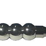 MSC - Novelty Chrome Style Tobacco Smoking Pipe + 5 Screens 1pcChrome
