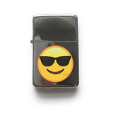 MSC - Emoji Smoking Pipe, Discreet Stealth Cool face Tobacco Smoking Pipe + 5 Steel Pipe Screens (1 Pack) Cool