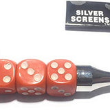 MSC - Novelty Dice Style Tobacco Smoking Pipe + 5 Screens 1pcDice