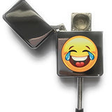 MSC - Emoji Smoking Pipe, Discreet Stealth Crying face Tobacco Smoking Pipe + 5 Steel Pipe Screens (1 Pack) Cry