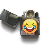 MSC - Emoji Smoking Pipe, Discreet Stealth Crying face Tobacco Smoking Pipe + 5 Steel Pipe Screens (1 Pack) Cry