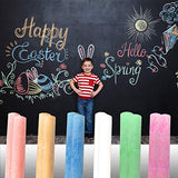 Chalks for Children MSC 12 pc Coloured Kids Outdoor Pavement chalk – Non Toxic Ideal for Blackboard Drawing Writing In the Classroom Playground Or Art and Play at home